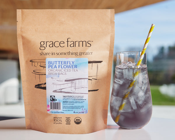 Butterfly Pea Flower Iced Tea