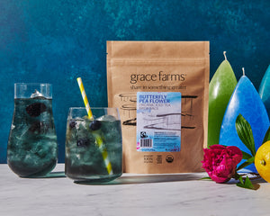 Butterfly Pea Flower Iced Tea