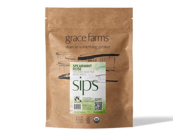 Spearmint Rose Iced Tea