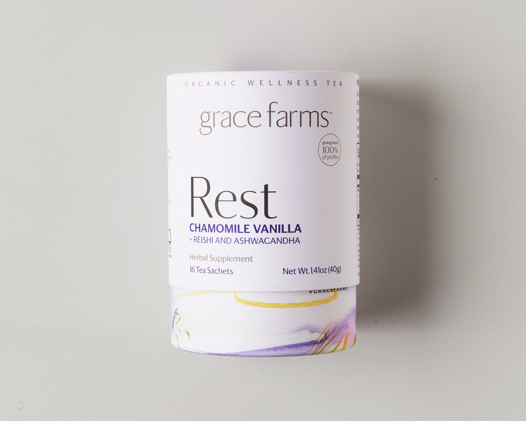 Rest Wellness Blend Tea | Chamomile Vanilla | Reishi Mushroom