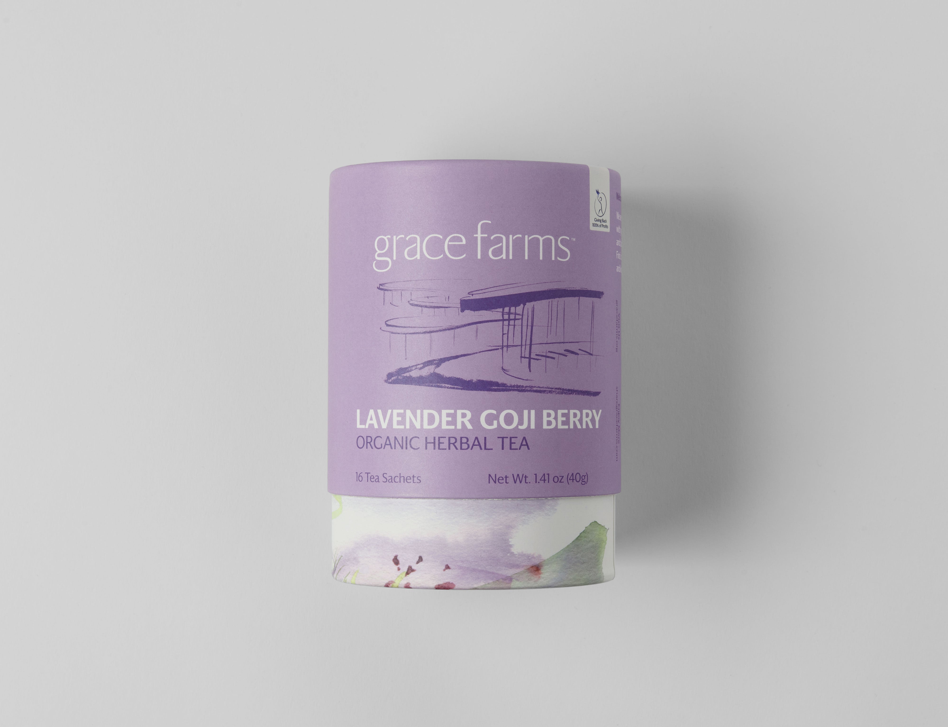 Lavender Goji Berry Herbal Tea | Naturally Sweet & Fragrant | Calming