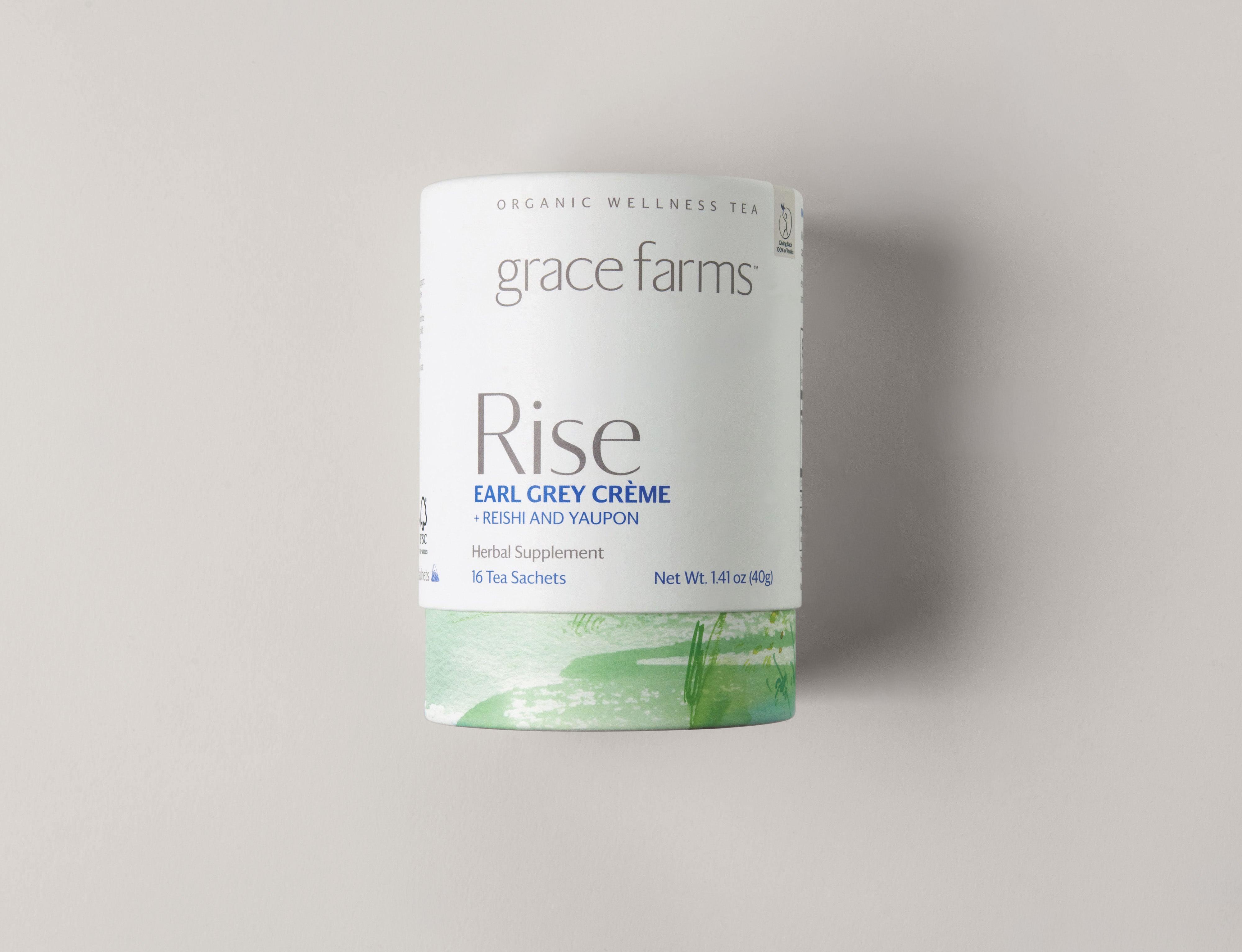 Rise Wellness Tea | Earl Grey Crème | Ashwagandha, Reishi & Yaupon