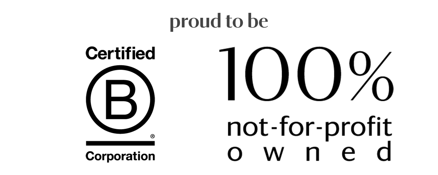 100% Non for Profit