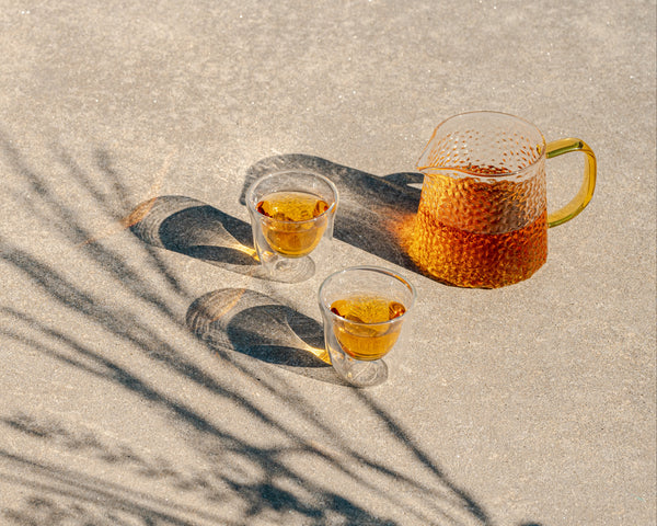 Grace Farms Tea Pot & Glasses