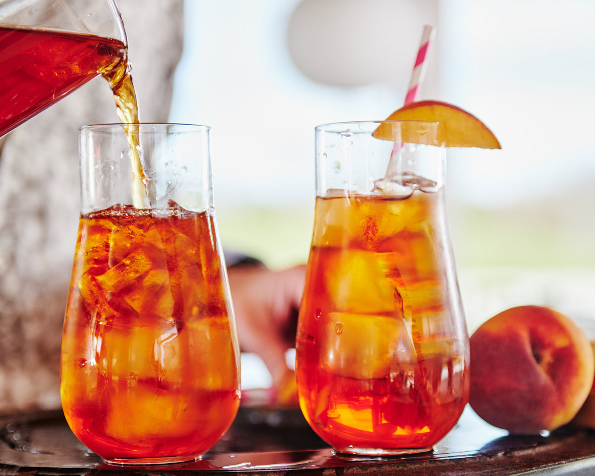 Ginger Peach Iced Tea