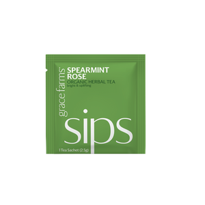 Spearmint Rose Herbal Tea