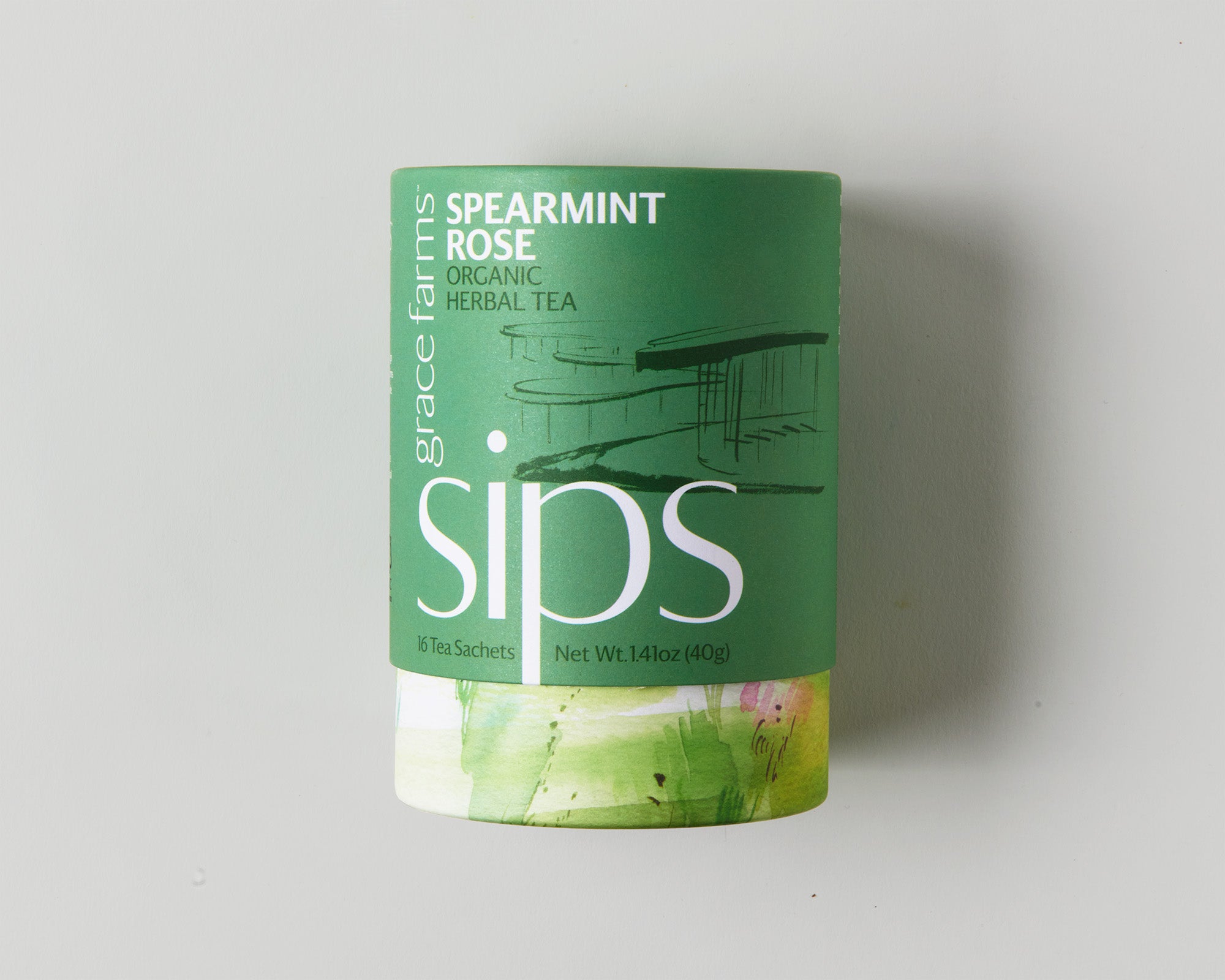 Spearmint Rose Herbal Tea