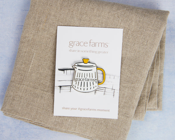 Grace Farms Teapot Pin