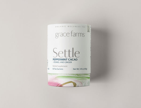 Settle Wellness Blend | Peppermint Cacao | Organic Calming Digestive